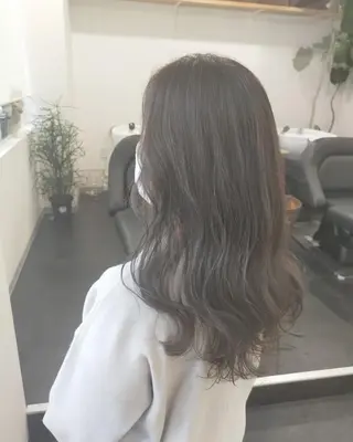 ロング カラー JIL BLAN 京都所属・RU RIのヘアスタイル