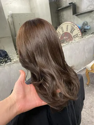 ミディアム カラー お任せヘア☘️☘️ 及川渚のヘアスタイル