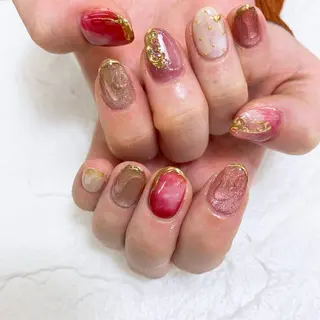 ネイル ⭐︎休業中の練習⭐︎ JNA認定講師髙橋のネイルデザイン