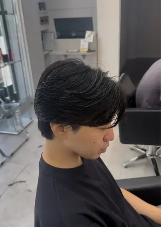 パーマ メンズ ニュアンス/フェザー /ウルフ/伶馬のヘアスタイル