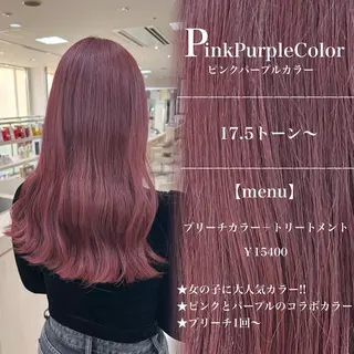 セミロング カラー ヘアアレンジ 🍒KIKUCHI KANAE🍒のヘアスタイル
