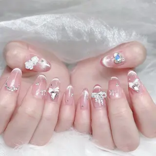 ネイル MoMoA Nail ネイル長さ出し専門店のネイルデザイン