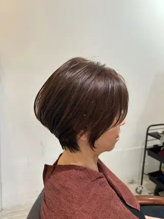 ショート 美髪✨艶髪✨髪質改善 カラー特化❣辻本悠心のヘアスタイル
