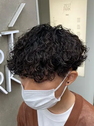 パーマ メンズ 新宿【メンズパーマ】 塩澤太一のヘアスタイル