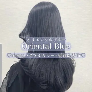 セミロング カラー ヘアアレンジ 🫧原宿艶ワンカラー /ダブルカラー🫧のヘアスタイル