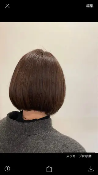 ミディアム カラー カノエ 乃木店のヘアスタイル