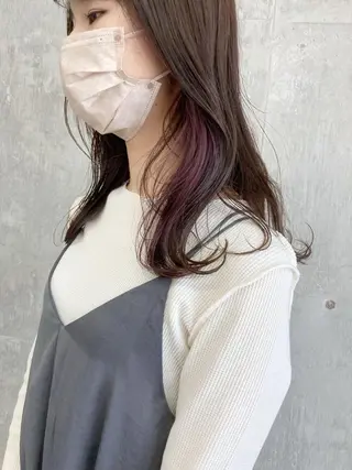 ミディアム カラー 小木曽智美 /ボブ/ショートのヘアスタイル