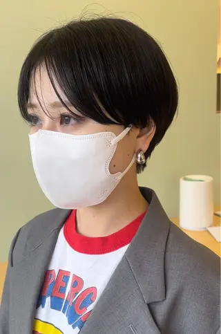 ショート 村松 萌のヘアスタイル