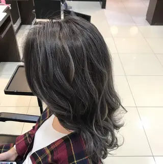 セミロング 大久保 隆蔵のヘアスタイル