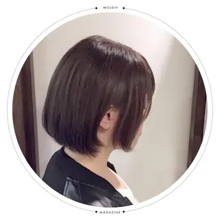 ミディアム カラー ✨縮毛矯正✨髪質改善 ナカシマ ユミのヘアスタイル