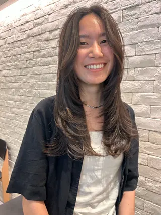 ロング 似合わせcut ◎ 倉橋実咲のヘアスタイル