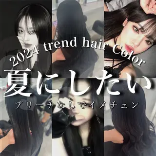 ロング カラー ブリーチなし特化 美容師💖SAE💖のヘアスタイル