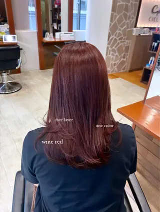 カラー CIEL 難波店所属・🎀透明感/レイヤ ー/Kotona🎀のヘアスタイル