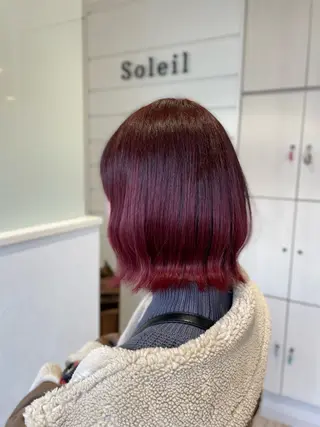 カラー Soleil所属・ボブ/艶髪 soleilrukaのヘアスタイル