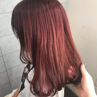 セミロング カラー knock【ノック】所属・烏丸韓国ヘア🇰🇷 ayaka🎀のヘアスタイル