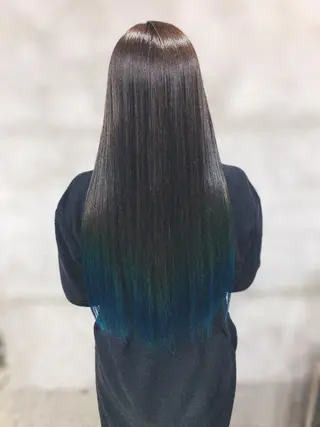 ロング カラー hair deep /田口貴也のヘアスタイル