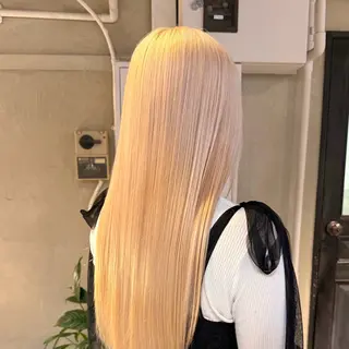 ロング カラー 💫色落ちまで可愛い ブリーチ💫ユウゴのヘアスタイル