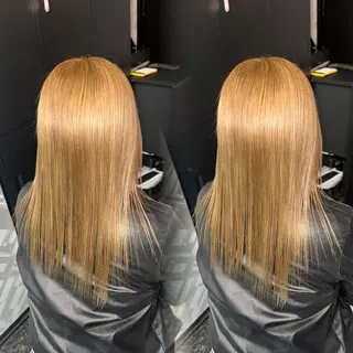 セミロング カラー ainya/心斎橋 /ハイトーン/カラーのヘアスタイル