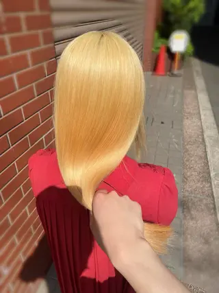 ロング カラー ハイトーンエクステ 🎩カズキ🎩のヘアスタイル