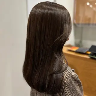 セミロング 後藤 千絵のヘアスタイル