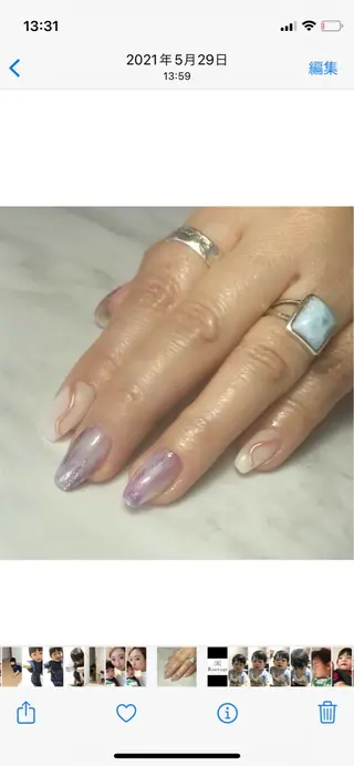 ネイル Recharm所属・川浜 みどりのネイルデザイン