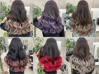 ロング カラー 黒田 真美のヘアスタイル