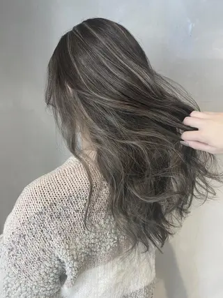 ロング カラー M IIのヘアスタイル