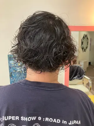 ショート パーマ 横田  尚登のヘアスタイル