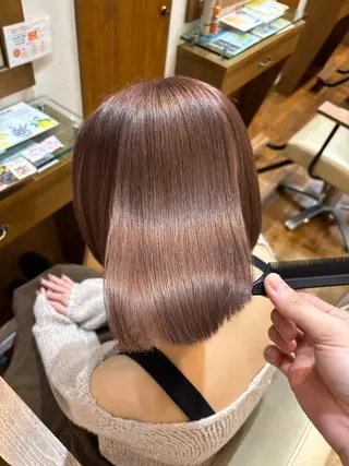 ショート エクリ麻布十番店所属・髪質改善/ 縮毛矯正/相原聡のヘアスタイル