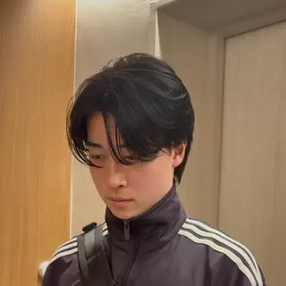 ミディアム カラー メンズ メンズバレイヤージュ 🔥メンズカット🔥のヘアスタイル