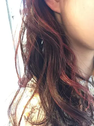 セミロング 永井 悠大のヘアスタイル