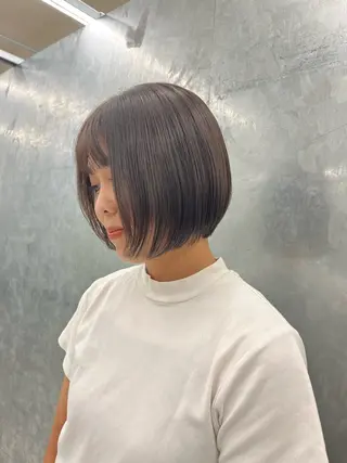 ショート 神作 汐里　江古田 /透明感カラー🌿のヘアスタイル