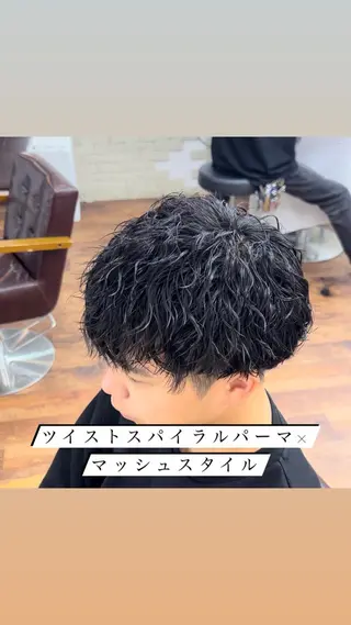 メンズ Rikito /メンズパーマのヘアスタイル