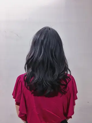 セミロング カラー ブリーチカラー/ 岩破瑞希のヘアスタイル