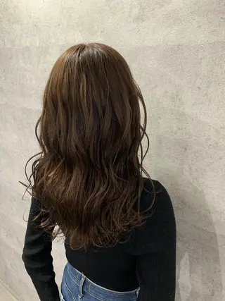 セミロング カラー _WHITE所属・黒川 陵のヘアスタイル