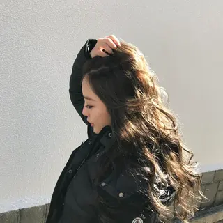 ロング カラー アンダーバーホワイト_WHITE所属・_WHITE芝本 賢吾【天王寺店】のヘアスタイル