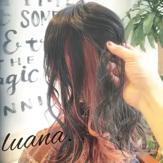 セミロング エクステ・髪質改善・ ブリーチ・吉田大介のヘアスタイル