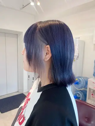 セミロング レイヤー🩵透明感 ೀユイ🌙のヘアスタイル