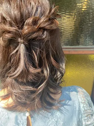 ミディアム ENIEN MAKE'S 立川所属・綾/ベージュカラー /パーマ🩰のヘアスタイル