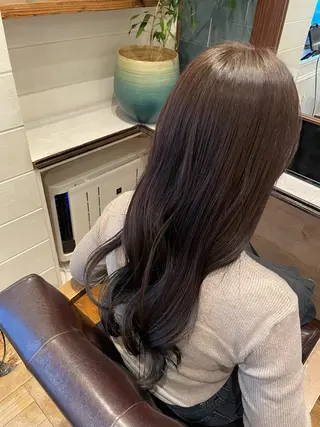 ロング ボブ/縮毛矯正/レイ ヤー♡Natsukiのヘアスタイル