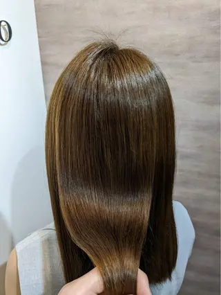 セミロング カラー パーマ ヘアアレンジ メンズ キッズ ネイル マツエク・マツパ アイブロウ resort salon otto所属・resort salon ottoのヘアスタイル