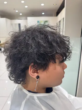 ショート パーマ メンズ Ablaze hair space所属・福井 皓貴のヘアスタイル