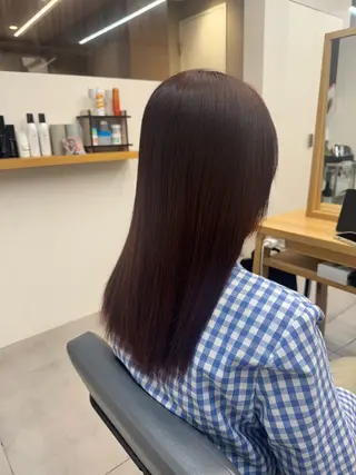 カラー うるツヤカラー💖 なるみももかのヘアスタイル
