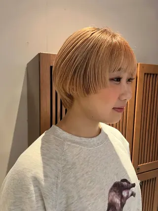 ショート カラー Hank.所属・竹下 浩一のヘアスタイル