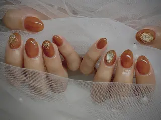 ネイル I-nailロング /ワンホン/キラキラのネイルデザイン