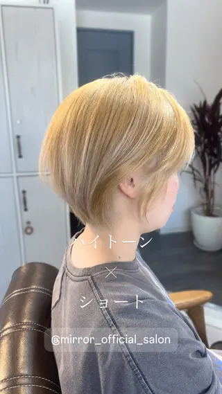 ショート Mirror'所属・ショート/韓国ヘア 押本恵一のヘアスタイル