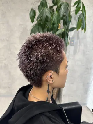 ショート カラー メンズ メンズパーマ特化💈 髙木颯太💈のヘアスタイル