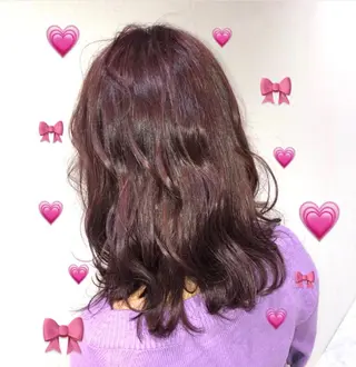 カラー benji所属・Hamatsu Misakiのヘアスタイル