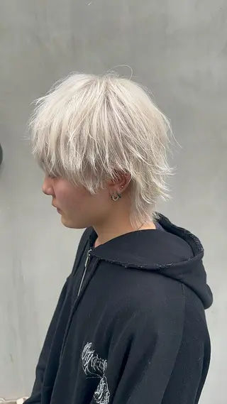 カラー メンズ AiM エイム　韓国レイヤーのヘアスタイル