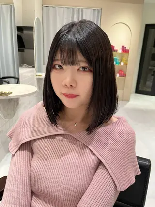 カラー loulou所属・透明感カラー 💎飯塚ゆうきのヘアスタイル